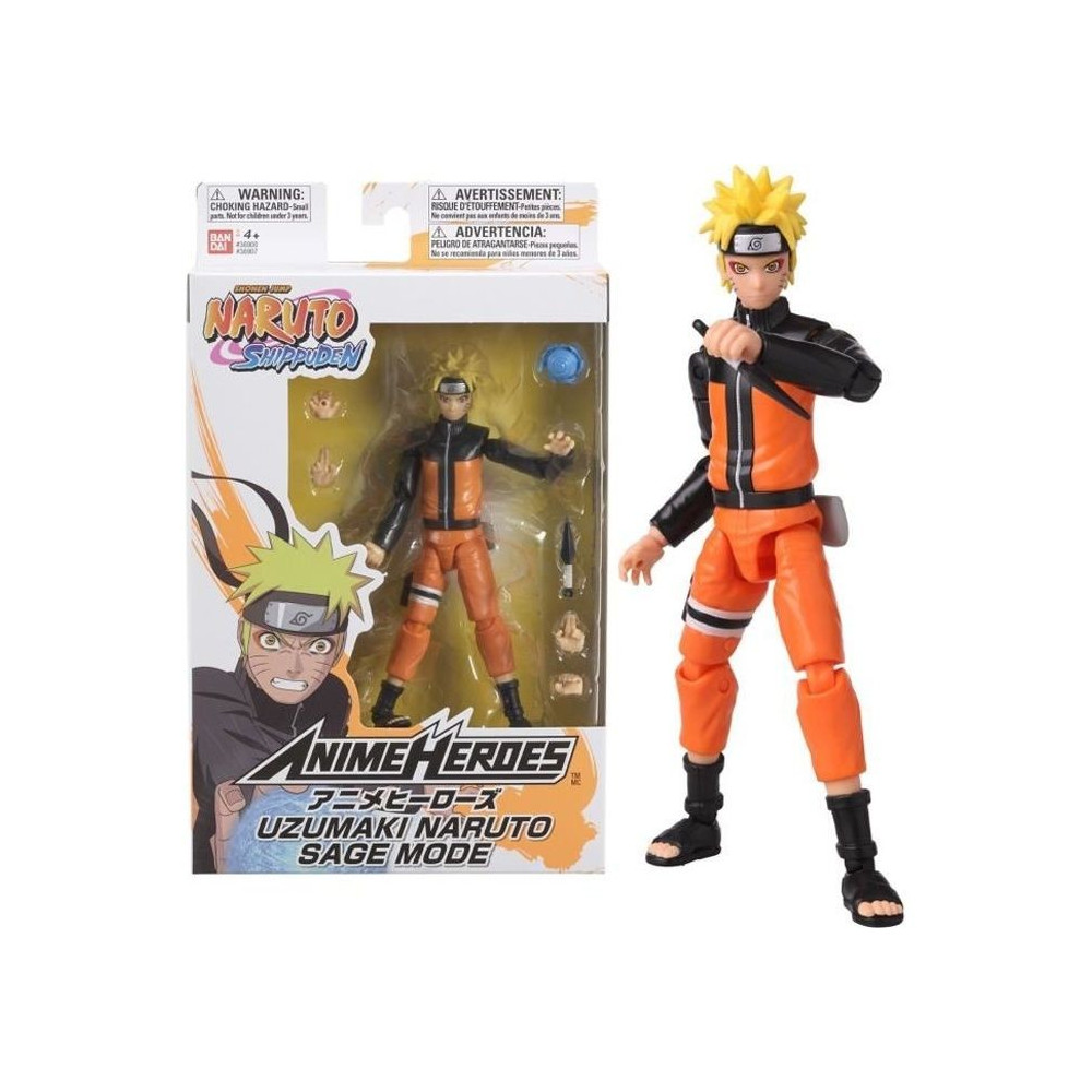 Figurine Naruto Mode Hermite - BANDAI Anime Heroes - 17 cm - 16 points