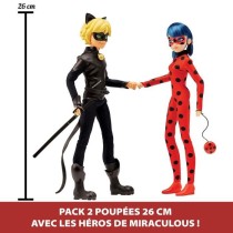 Pack de 2 Poupées mannequin 26 cm Miraculous Ladybug - Revivez les av