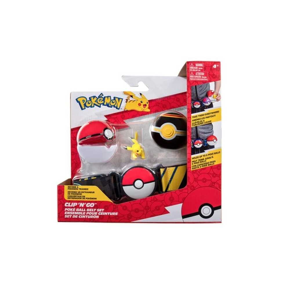 Ceinture Clip 'N' Go BANDAI - Pokémon - 1 ceinture, 1 Poké Ball, 1 L