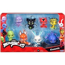 Bandai - Miraculous - Pack de 8 kwamis – Collection de Mini-figurine