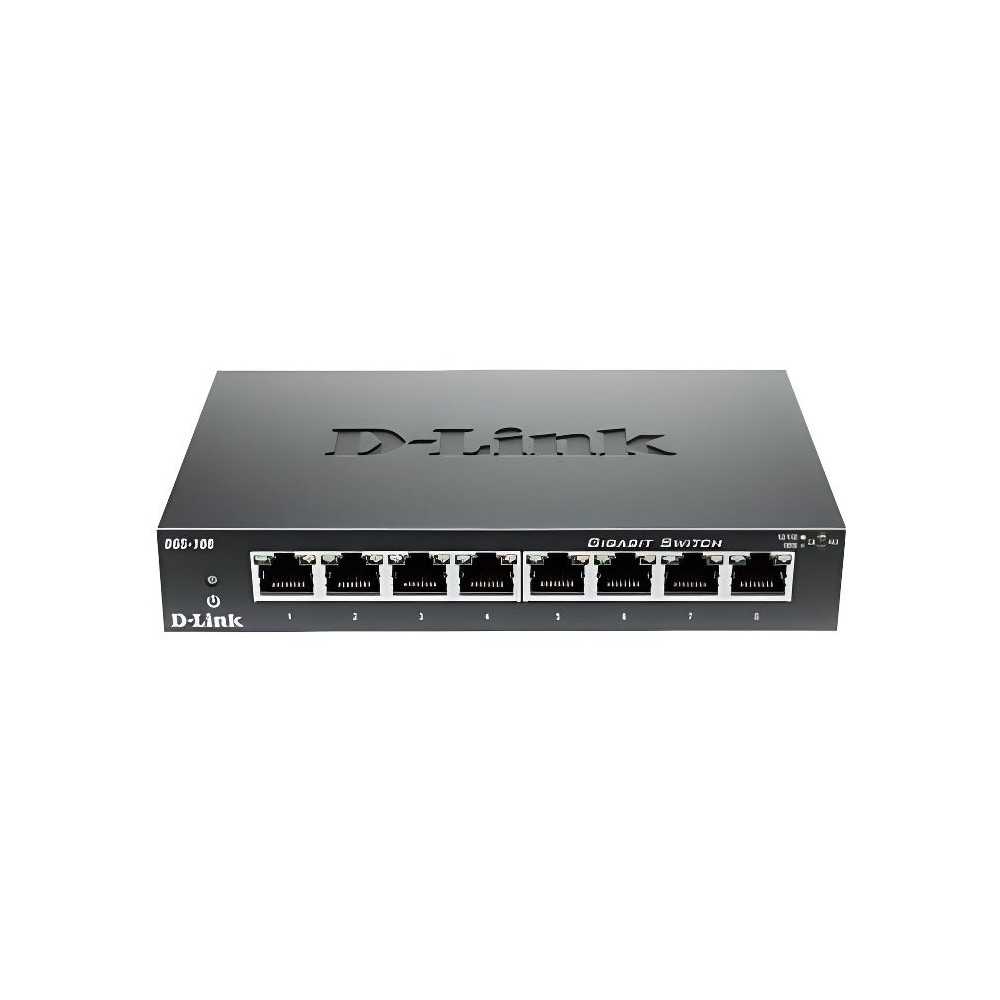 D-Link Switch 8 ports gigabit DGS108