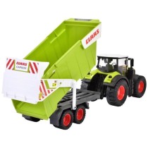 Dickie - Tracteur Claas + remorque 65cm - Son et lumiere - Benne bascu