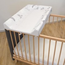 DOMIVA Plan à langer matelas intégré - 50 x 80 cm Gris