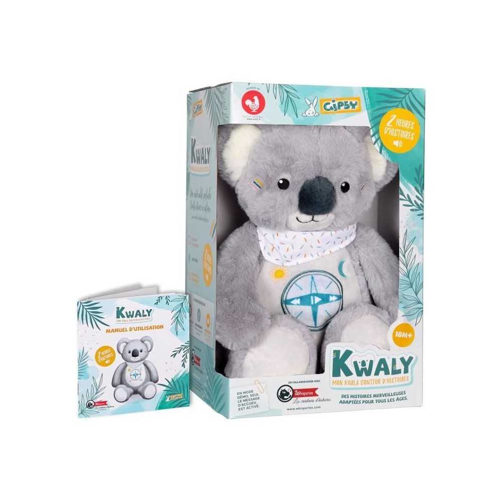 Gipsy Toys - KWALY- Koala conteur d'Histoires - Peluche Qui Parle Inte