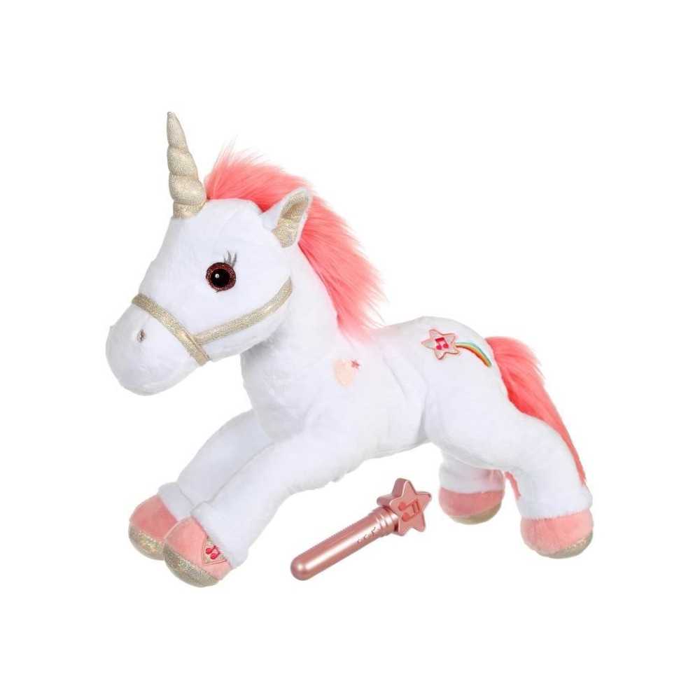 Gipsy Toys - Licorne Lica Bella Magique - 35 cm - Rose et Blanc