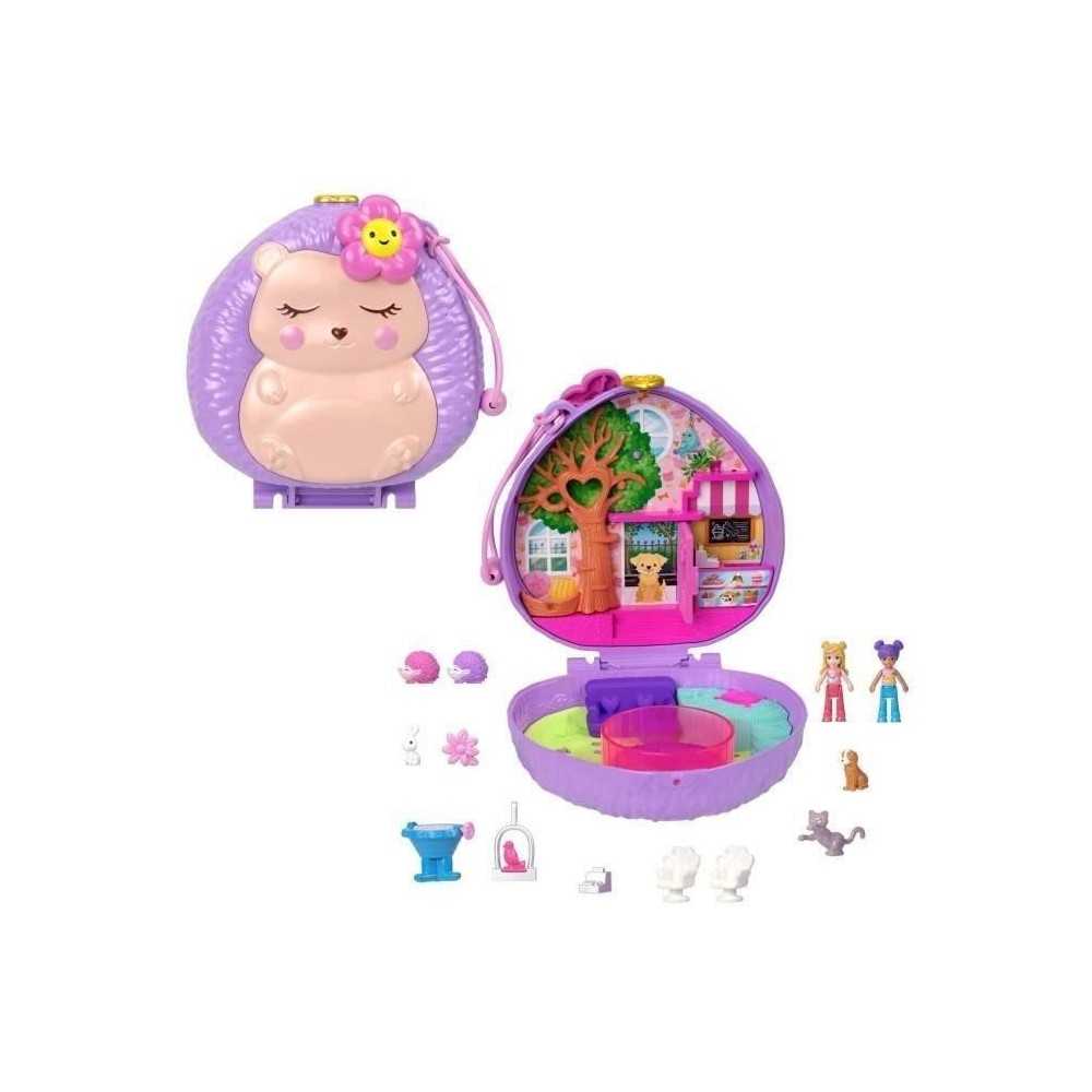 Polly Pocket-Café du Hérisson-Coffret et figurines, jouet de voyage