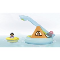 PLAYMOBIL Junior 71687 Ilôt avec toboggan aquatiqueComprend deux pers