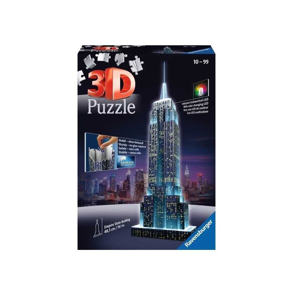 Puzzle 3D Empire State Building illuminé - Ravensburger - 216 pieces