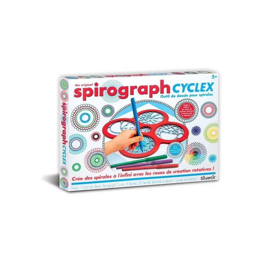 Coffret Cyclex - SPIROGRAPH - Création de spirales a l'infini avec le