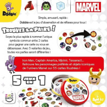 Jeu d'ambiance - ASMODEE - Dobble : Marvel Emoji (Eco Sleeve) - 6 ans