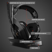 Casque Gamer - Sans fil - Logitech G - A50 - Xbox, PC - Noir