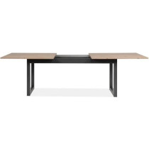 Table extensible Denver 80C - 200-240 x 75 x 90 cm - Chene artisan / a