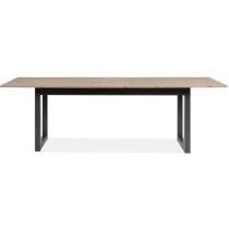 Table extensible Denver 80C - 200-240 x 75 x 90 cm - Chene artisan / a