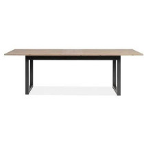 Table extensible Denver 80C - 200-240 x 75 x 90 cm - Chene artisan / a