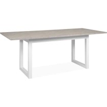 Table a manger extensible Houston - 160-200 x 75 x 90 cm - Plateau eff