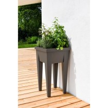 Espace Potager Veg&Table URBAN Taupe - L38,5 x P38,5 x H68 cm - 4 bouc