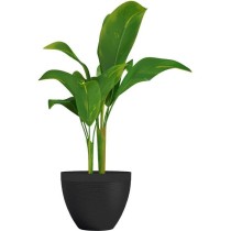 Pot de fleurs - GARDEN ID - Green Care Impact Noir-Anth - 30 x 26 cm -