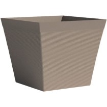 Pot carré - GARDEN ID - Green Care Impact Taupe - 29 x 26 cm - Garant