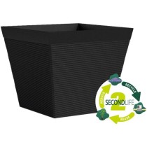 Pot carré - GARDEN ID - Green Care Impact Noir-Anth - 39 x 33 cm - Ga