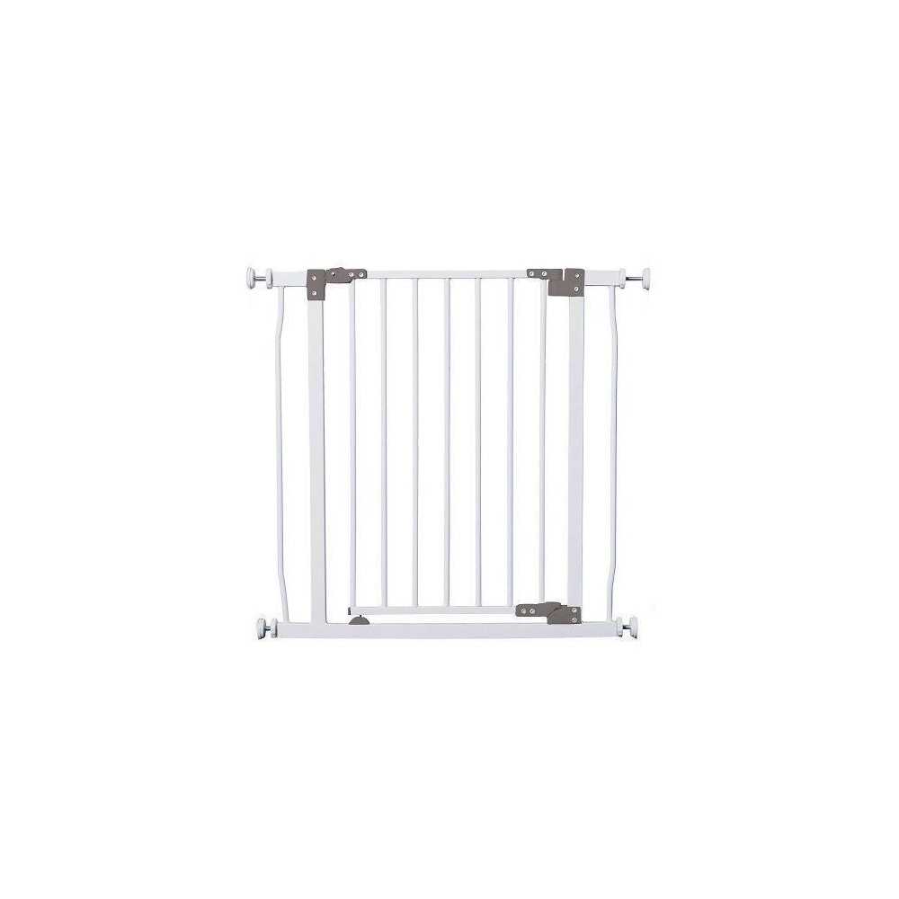 DREAMBABY® Barrière de sécurité Liberty - Fixation par pression - Ouverture à double sens - Pour espace de 75 à 81 cm - Bl