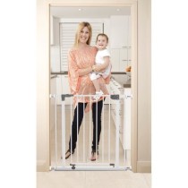 DREAMBABY® Barrière de sécurité Liberty - Fixation par pression - Ouverture à double sens - Pour espace de 75 à 81 cm - Bl