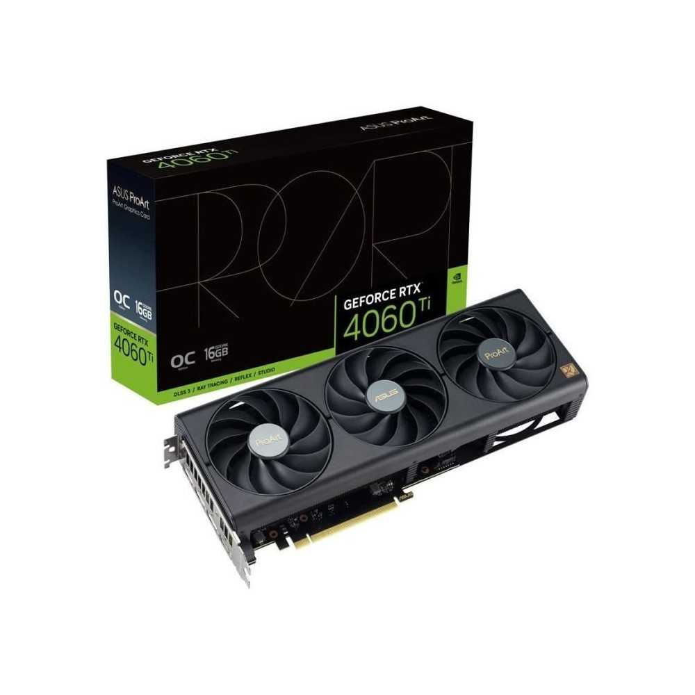 ASUS - Carte Graphique - ProArt GeForce RTX™ 4060 Ti OC edition 16GB