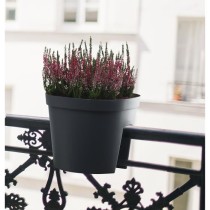 Pot balustrade - GARDEN ID Smile - Taupe 30 cm - S'adapte a toutes les