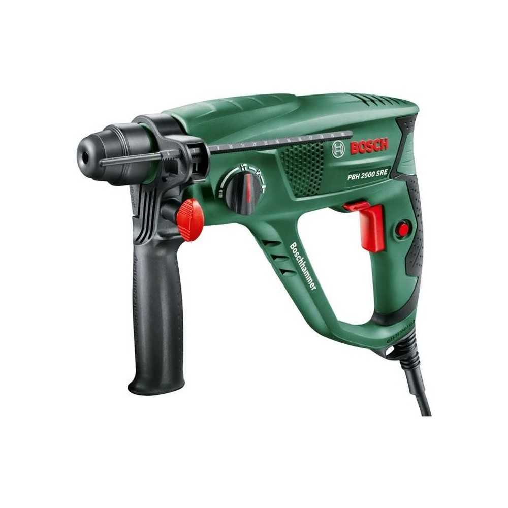 Perforateur Bosch - PBH 2500 SRE (600W, 1,9 J, 0 – 5.100 cps/min, Li