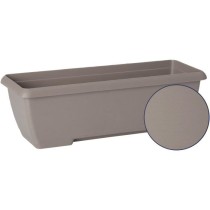 Jardiniere - GARDEN ID Teramo - Taupe 60 cm - Solidité - Réserve d'e