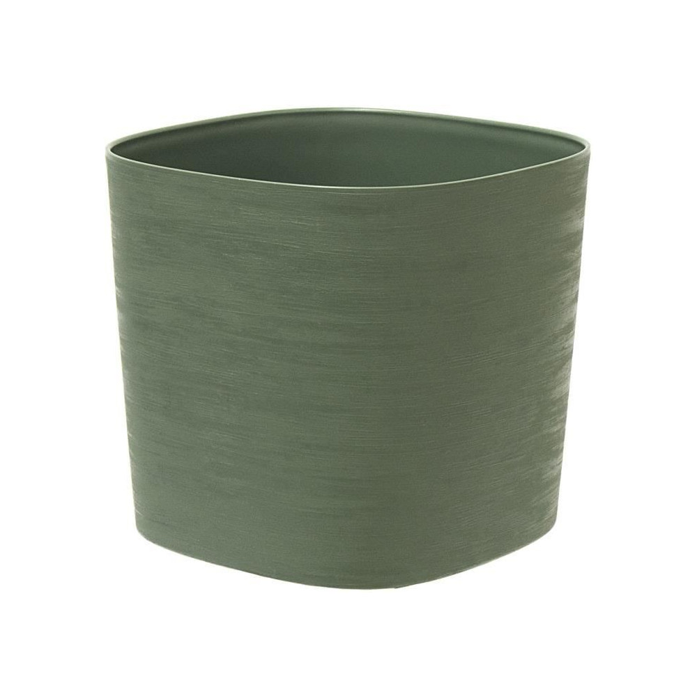 Pot avec réserve d'eau - GARDEN ID Respect - Vert de gris 40 x 40 cm