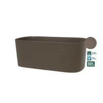 Jardiniere XL a réserve d'eau - GARDEN ID Respect - Taupe 80 x 38 cm