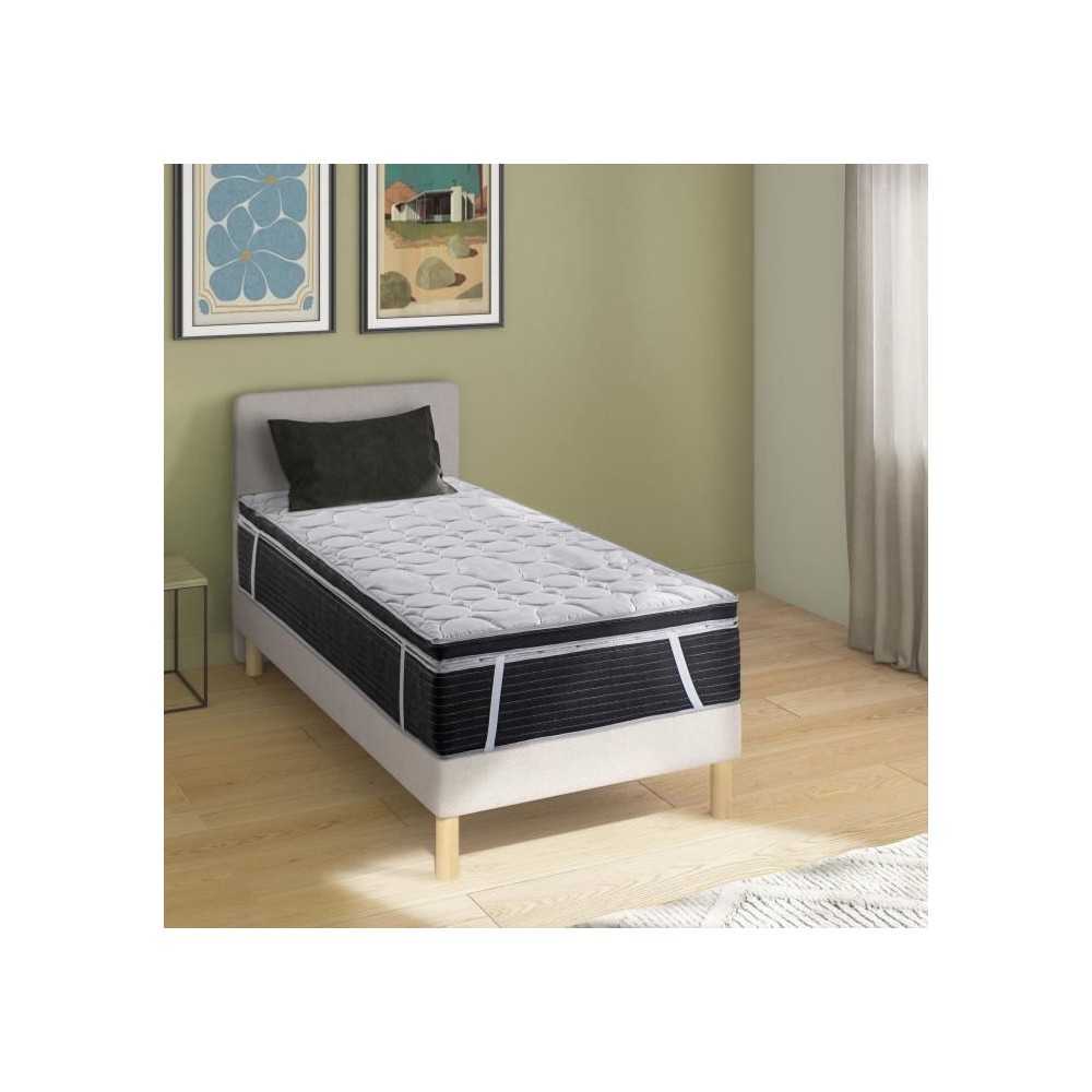 Surmatelas 90x190cm - 7cm - DEKO DREAM Micro