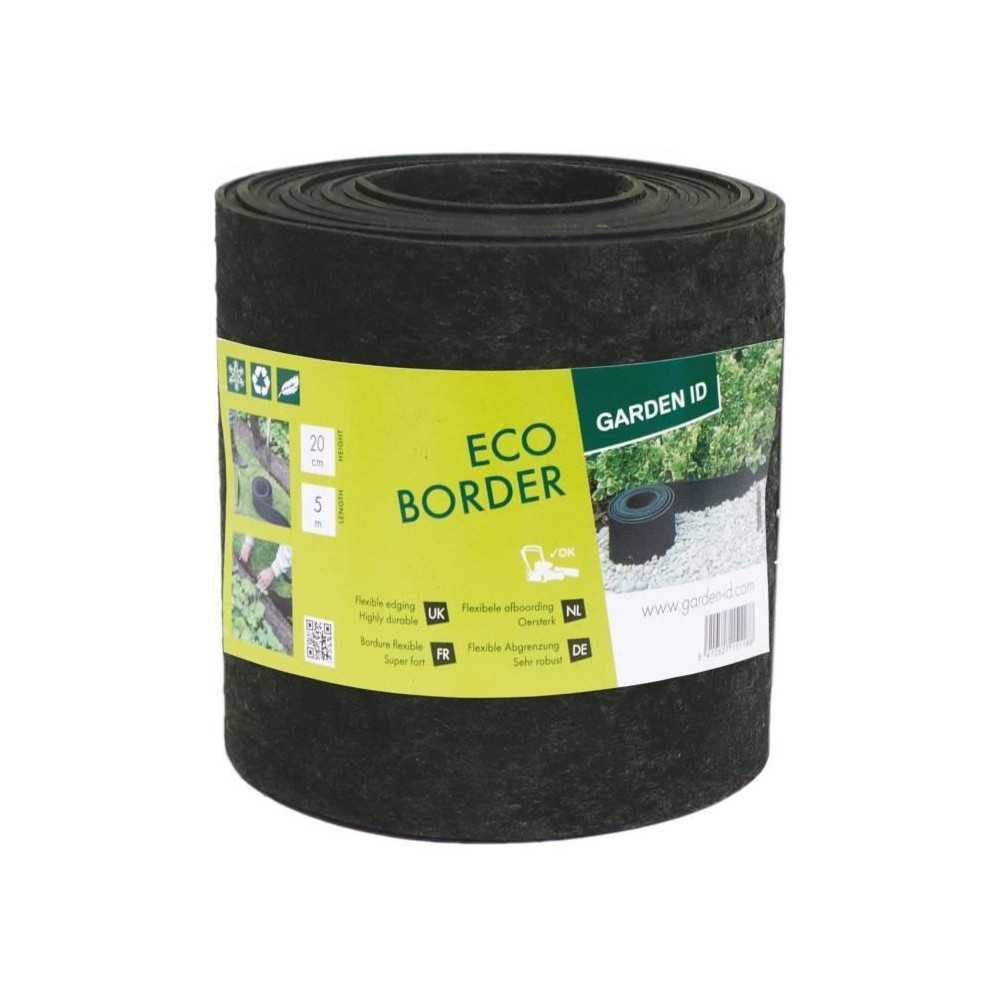 Bordure de jardin en caoutchouc recyclé - GARDEN ID Eco Border - 5 m