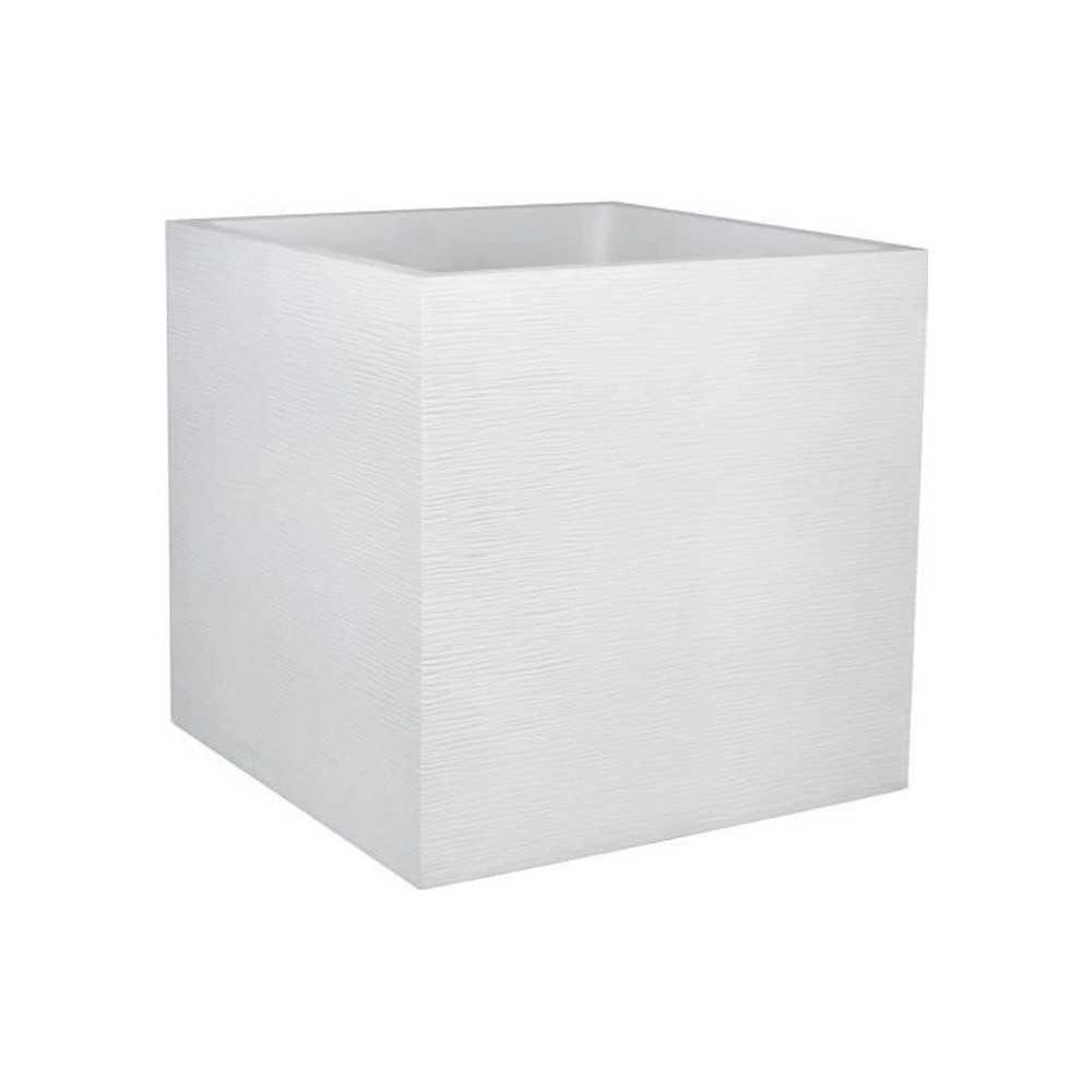 EDA PLASTIQUE Bac a fleurs carré Graphit - 57 L - 49,5 x 49,5 x 49,5