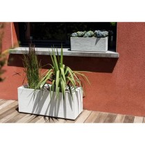 EDA PLASTIQUE Balconniere Graphit Up - 25 L - 59 x 19,5 x 22,8 cm - Bl