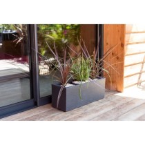 EDA PLASTIQUE Balconniere Graphit Up - 25 L - 59 x 19,5 x 22,8 cm - Gr