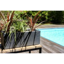 EDA PLASTIQUE Balconniere Graphit Up - 25 L - 59 x 19,5 x 22,8 cm - Gr