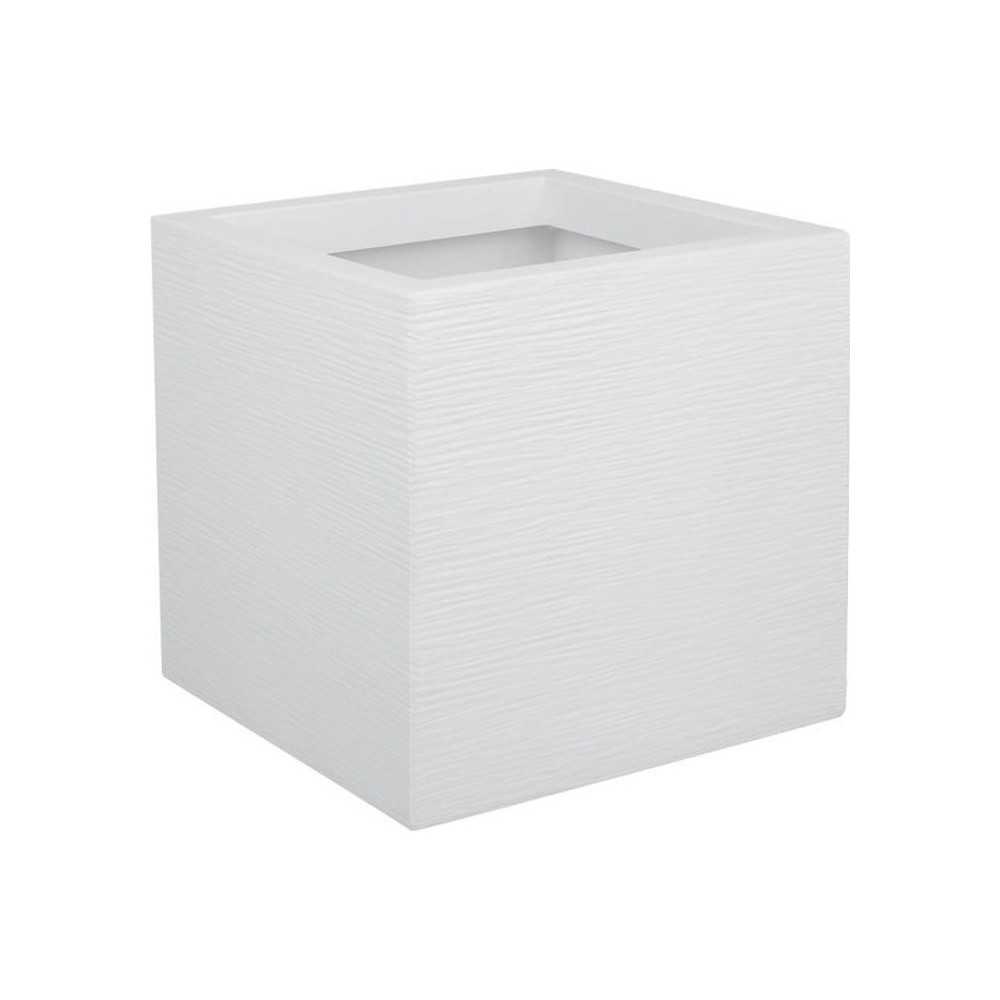 EDA PLASTIQUE Bac a fleurs carré Graphit Up - 21 L - 29,5 x 29,5 x 29