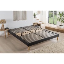 Sommier 160x200 cm - Anthracite - DEKO DREAM Somkit