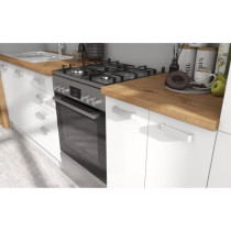 ATLAS Cuisine complete 8 éléments - Décor blanc - L300 x H52 x H82