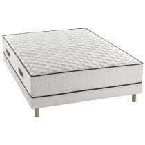 Ensemble matelas + sommier 140 x 190 cm - 580 Ressorts ensachés - 7 z