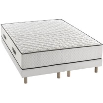 Ensemble matelas + sommiers 2 x 90 x 200cm - Ressorts ensachés - 24 c