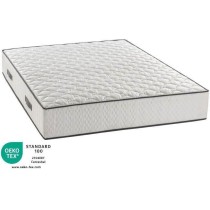 Ensemble matelas + sommiers 2 x 90 x 200cm - Ressorts ensachés - 24 c