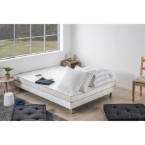 Pack pret a dormir Matelas 140x190 cm + Sommier + Couette + 2 oreiller