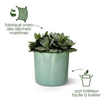 ELHO The Ocean Collection Pot de fleurs ronde 22 - Vert - Ø 22 x H 20