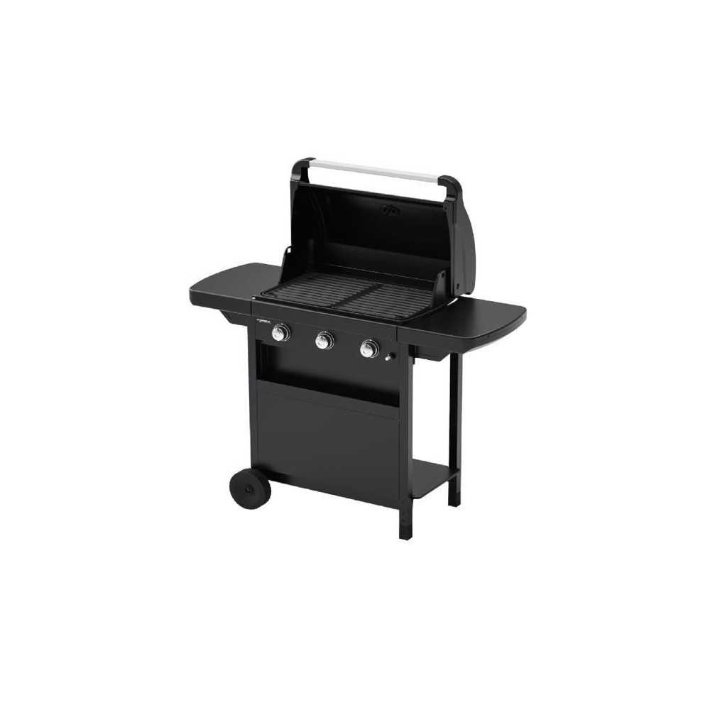 Barbecue gaz CLASS 3L COMPACT 3 brûleurs en acier - Surface de cuisso