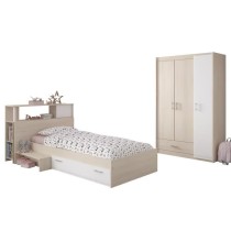 PARISOT Chambre enfant complete - Tete de lit + lit + armoire - Style