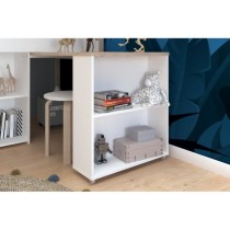 Lit combiné enfant avec bureau rétractable - PARISOT - LIAM - Blanc