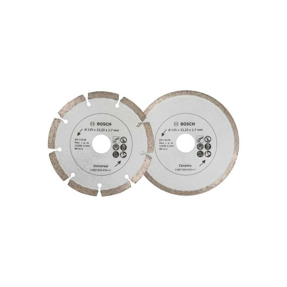 Disques diamants BOSCH pour carrelage et matériaux de construction -