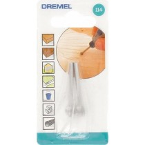 Lot de 2 Fraises Haute Vitesse DREMEL 114 (En Acier, Bout rond, Diamet